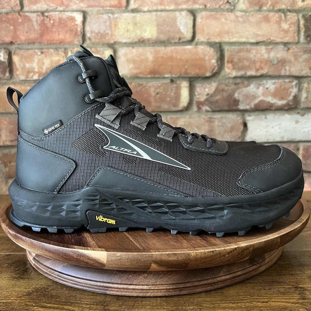 Altra Vibram Timp Hiker GTX Womens 11 Black Trail Hiking Shoes Sneakers