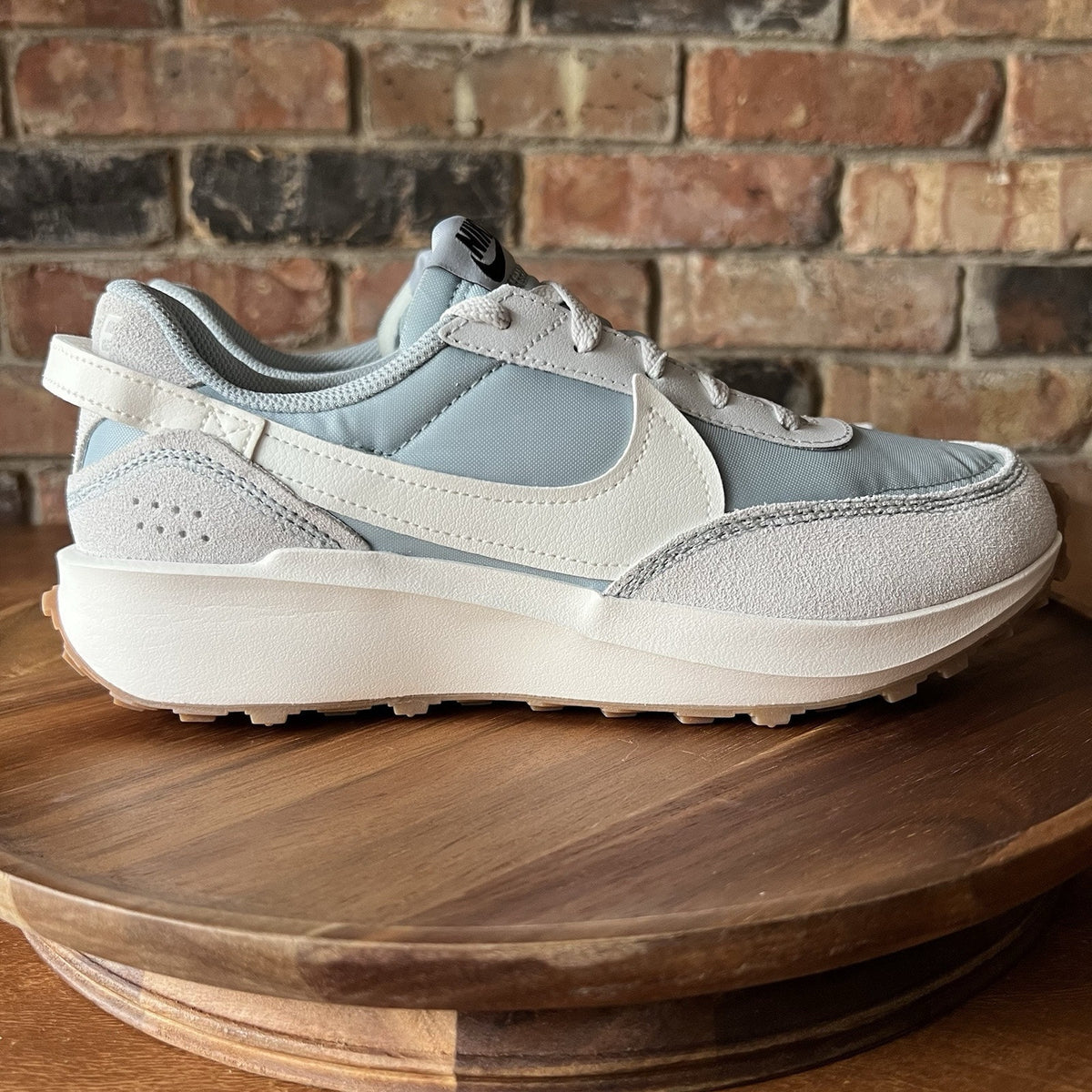 Nike Waffle Debut Light Pumice Sail Teal Suede Sneakers Shoes Women’s Size 6