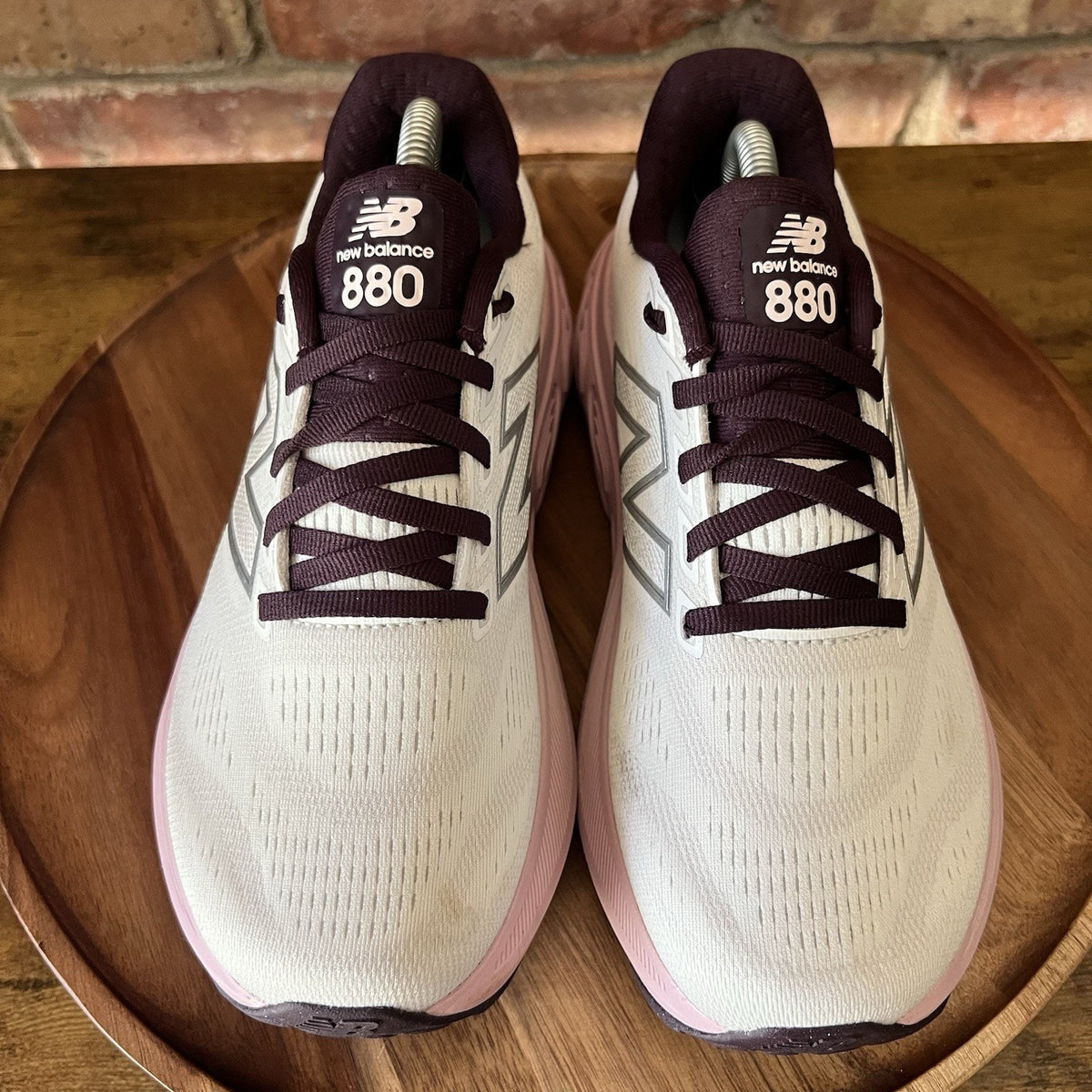New Balance Fresh Foam X 880 v15 Womens 6.5 Pink White Running Shoes Sneakers