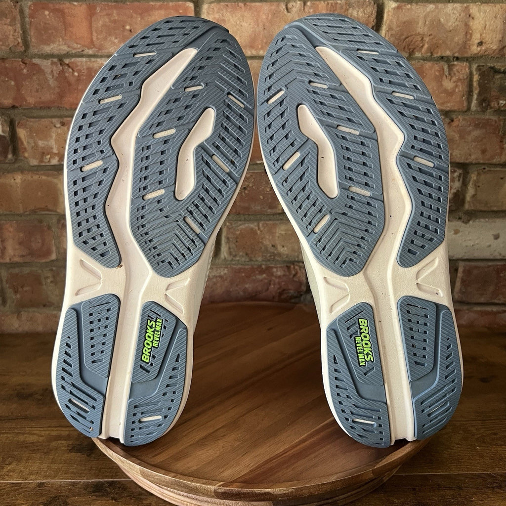 Brooks Revel Max Men's 13 Balance Cushion Blue White Running Shoes Sneakers