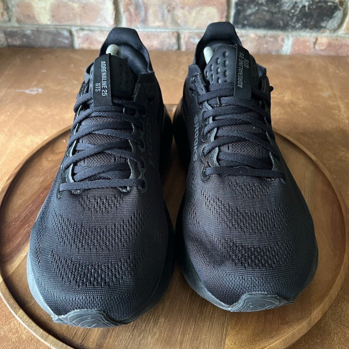 Brooks Adrenaline GTS 25 Supportive Womens 11 EE Black Running Shoes Sneakers
