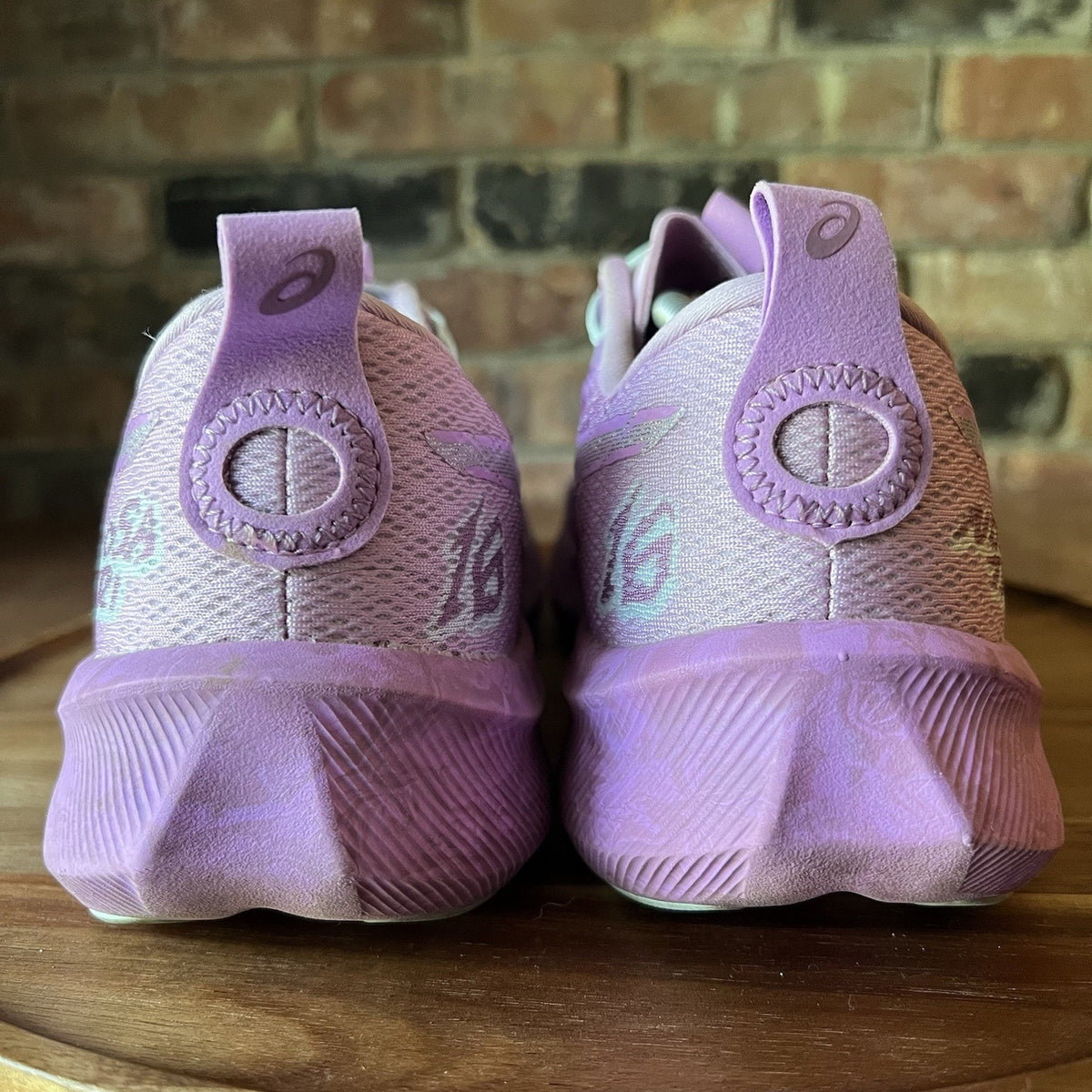 Asics Gel Noosa Tri 16 Pink Marbled Women's 9.5 Road Running Shoes Sneakers