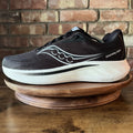 Saucony Ride 18 Mens 11.5 Black Neutral Mid Cushion Running Shoes Sneakers