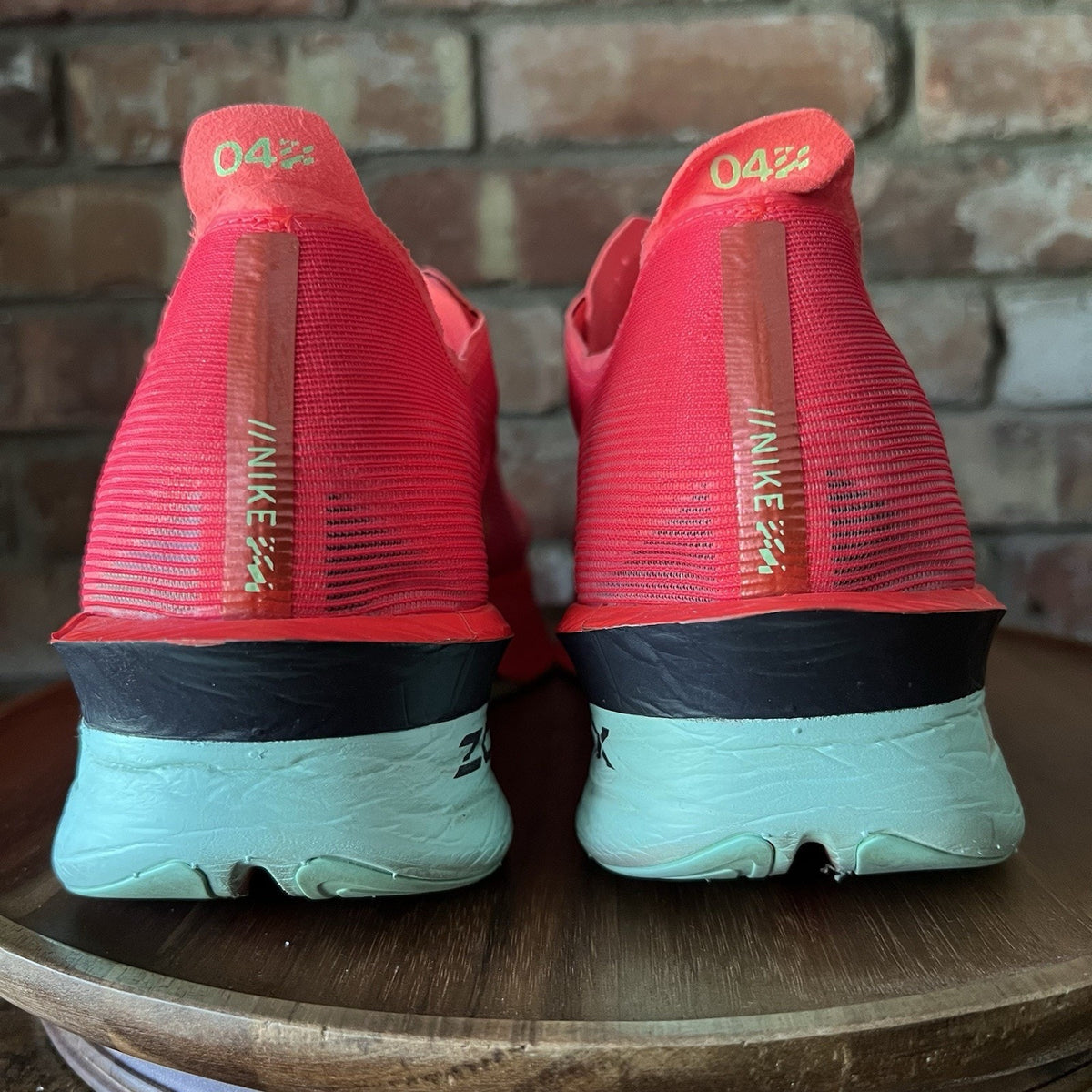 Nike Vaporfly Next% 4 Bright Crimson Size 13 Carbon Race Running Shoes Sneakers