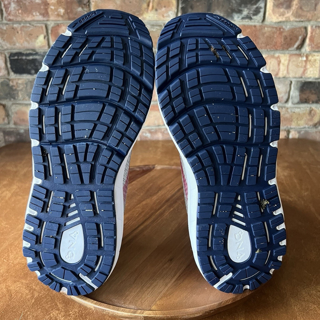 Brooks Addiction GTS 15 Supportive Running Womens 10.5 AA Gray Pink Shoes
