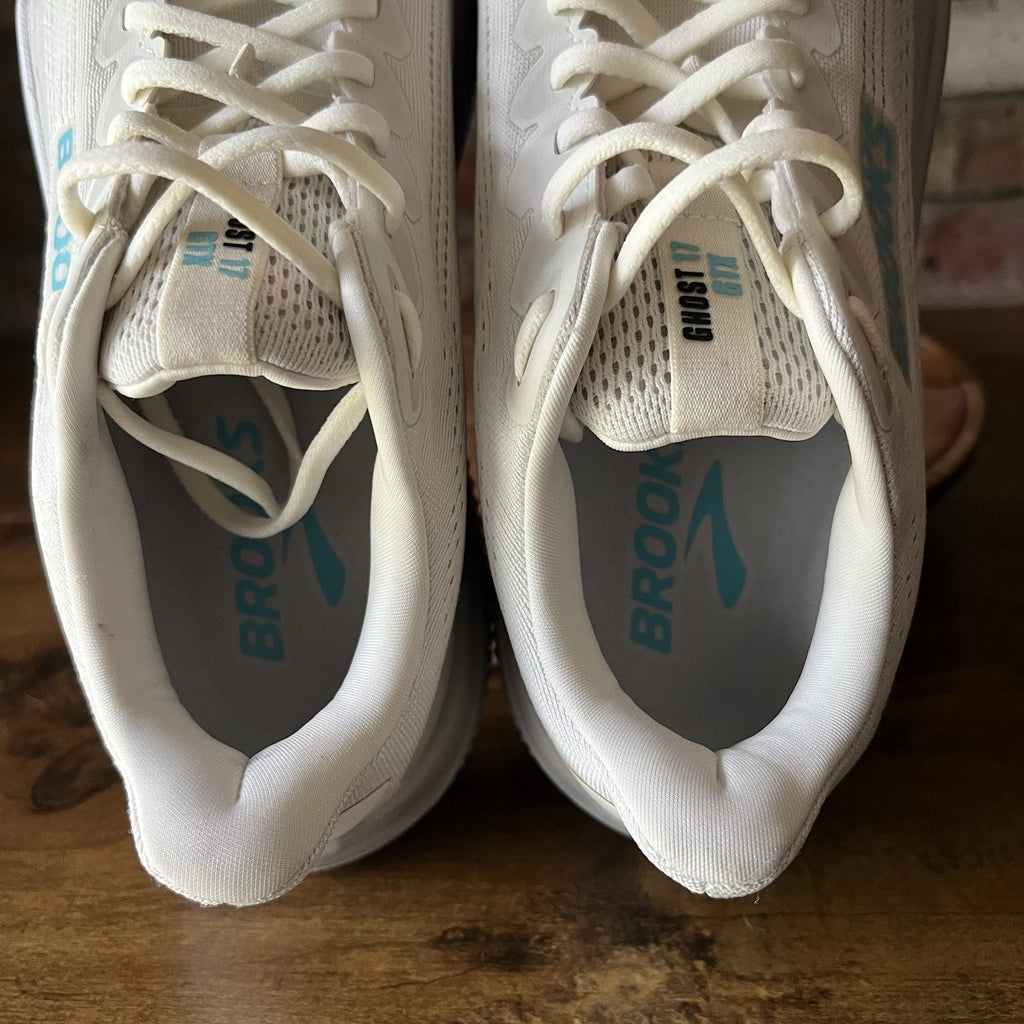 Brooks Ghost GORE-TEX Women's 11.5 Neutral Balance Cushion Blue White Shoes