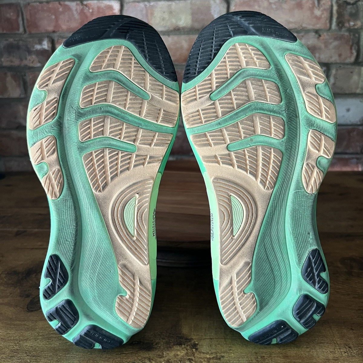 ASICS GEL-Kayano 32 Stability FF Blast Cushion Green Running Shoes Men's 9