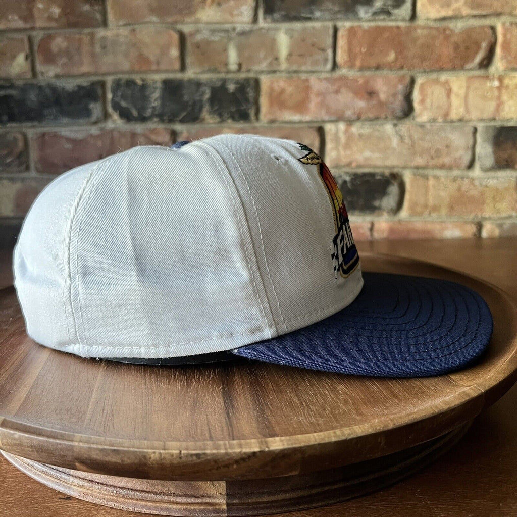 Indy 500 Fan Fest Race Adjustable Snapback Hat Baseball Cap Blue White One Size