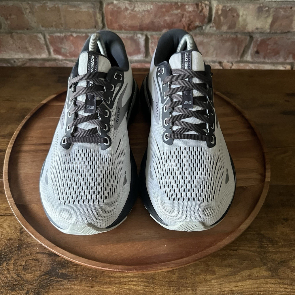 Brooks Adrenaline GTS 23 Supportive Gray Men's 8 4E Running Shoes Sneakers
