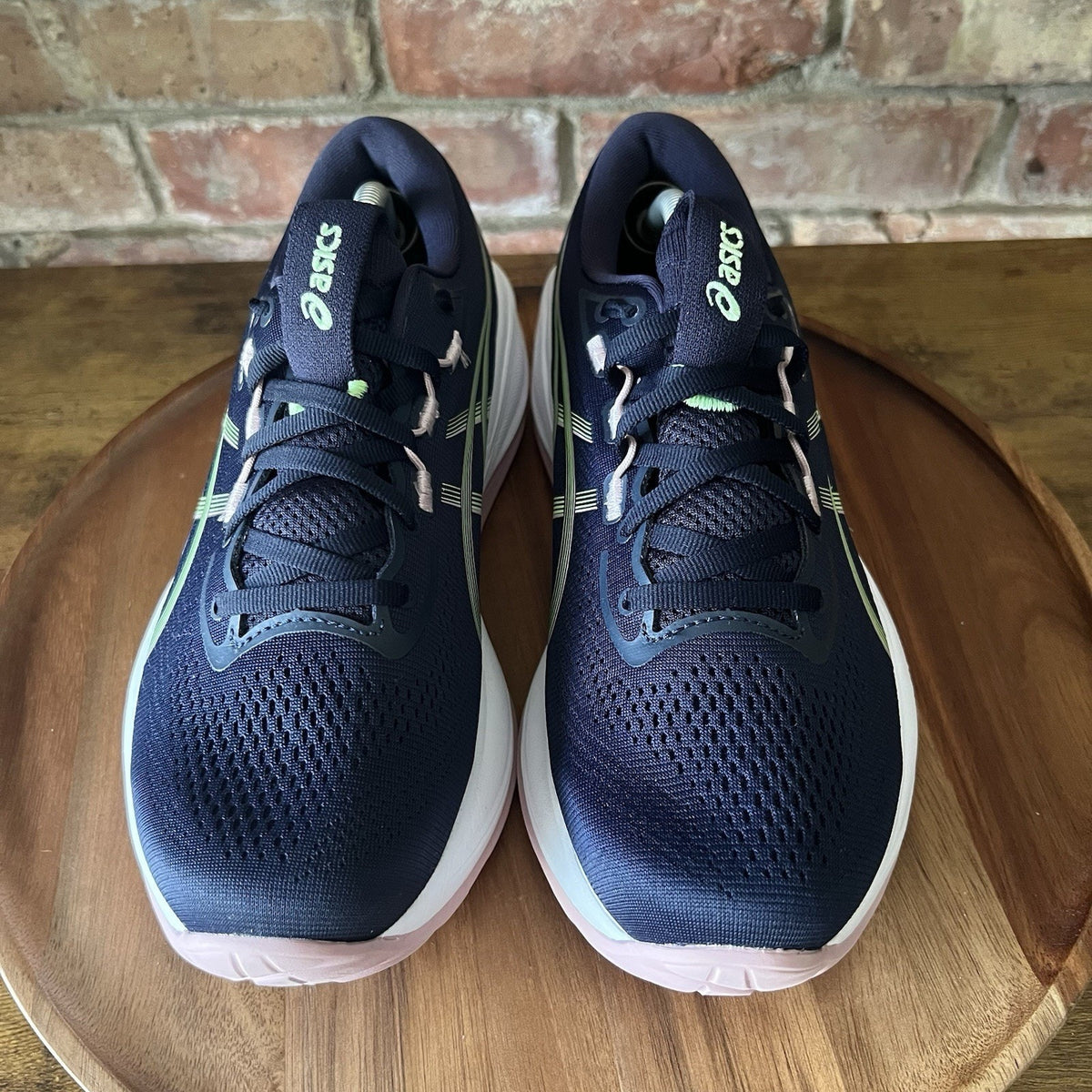 Asics Gel-Cumulus 28 Max Cushion Womens 8 Blue Green White Running Shoes