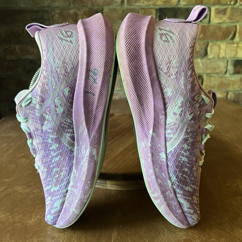 Asics Gel Noosa Tri 16 Pink Marbled Women's 9.5 Road Running Shoes Sneakers