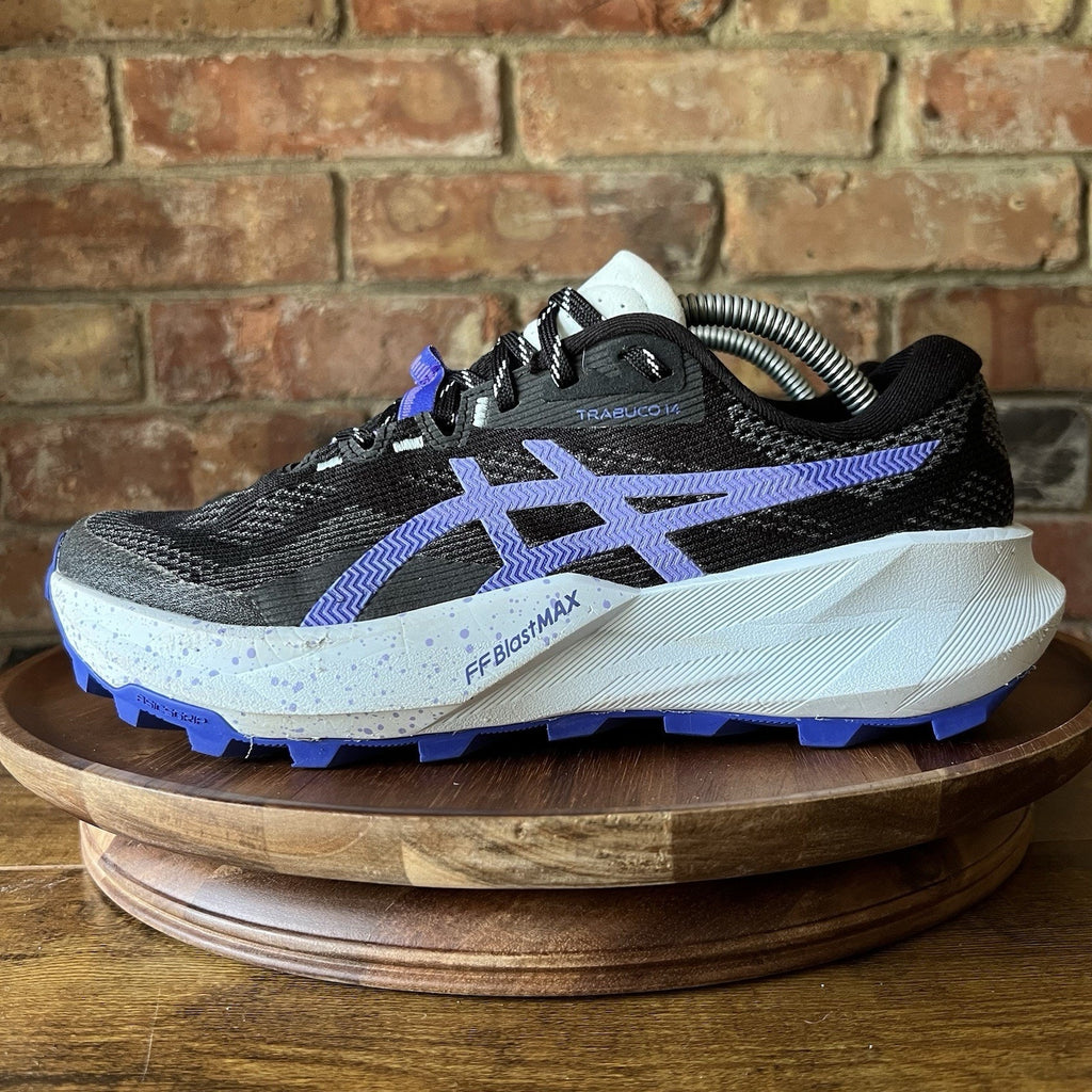 ASICS Trabuco 14 Women's 8 Purple FF Blasts Max Cushion Trail Running Shoes