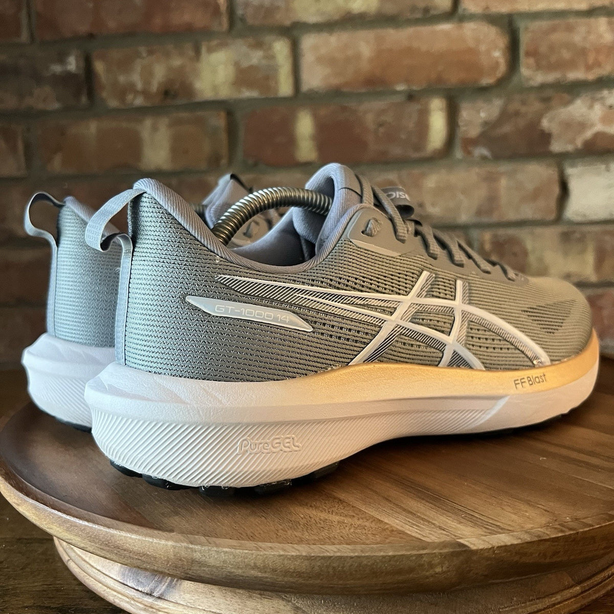 Asics GT-1000 14 Stability FF Blast Cushion Gray Running Shoes Women's 8.5