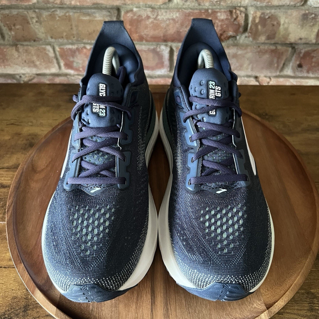 Brooks Glycerin GTS 23 Supportive Plush Cushion Womens 10.5 Blue Running Shoes