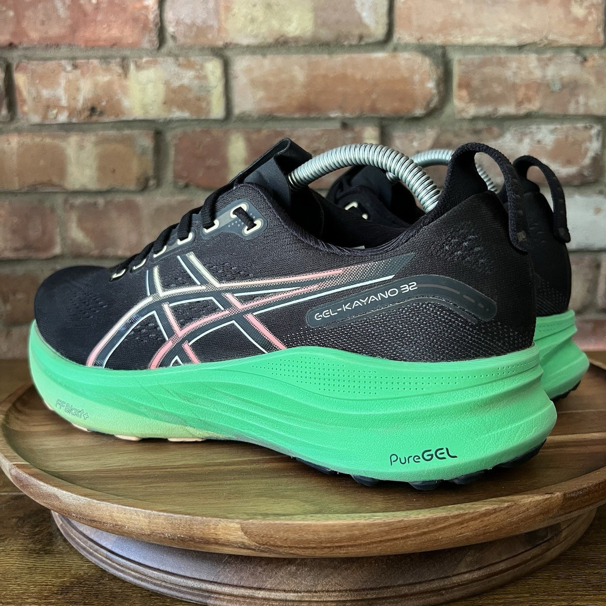 ASICS GEL-Kayano 32 Stability FF Blast Cushion Green Running Shoes Men's 9