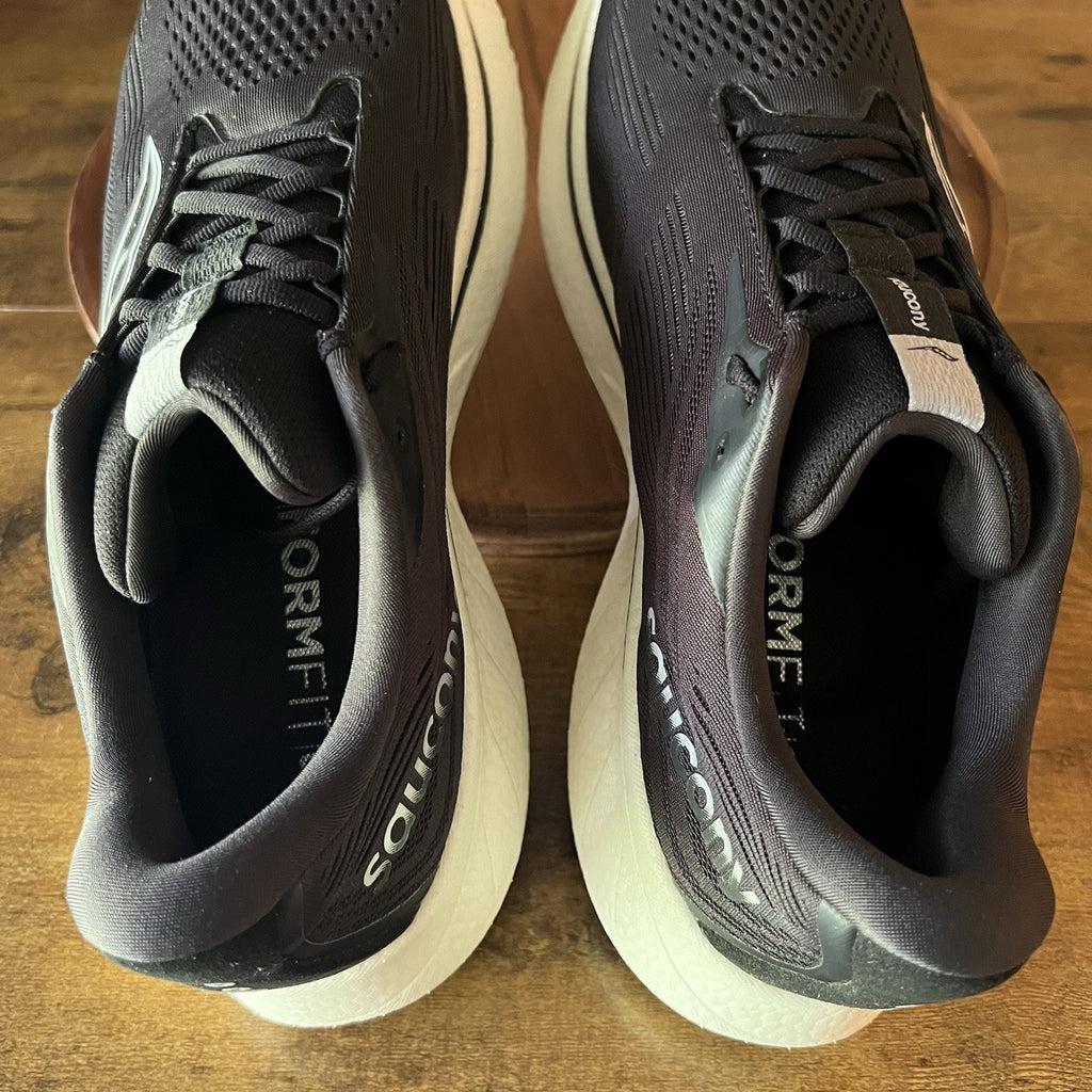 Saucony Ride 18 Mens 11.5 Black Neutral Mid Cushion Running Shoes Sneakers