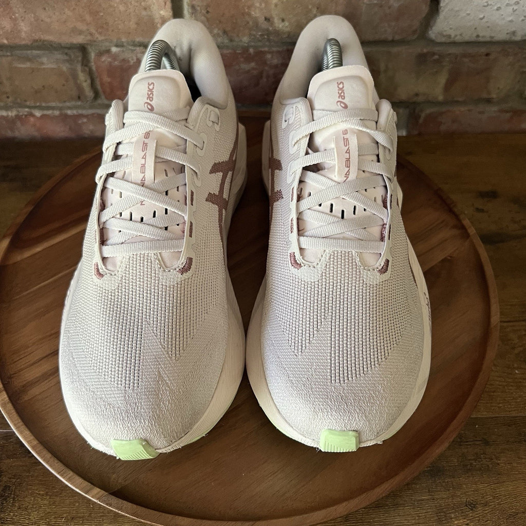Asics Novablast 6 FF Turbo Max Cushion Rose Dust Running Shoe Sneakers Women 9.5